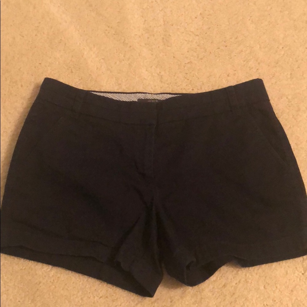 J. Crew navy Chino shorts size 8
